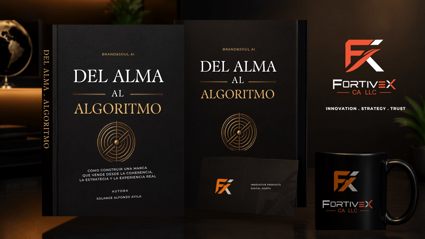 Del Alma al Algoritmo book published and commercialized by Fortivex CA LLC