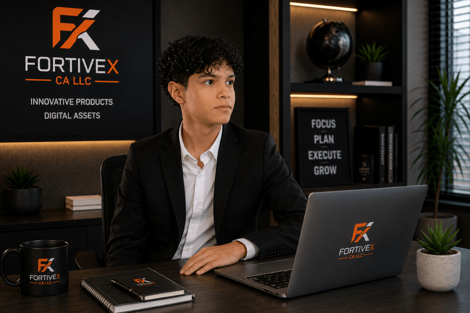 Samuel Canizales representing innovation and technology development at Fortivex CA LLC Samuel Canizales focused on innovation and product development at Fortivex CA LLC